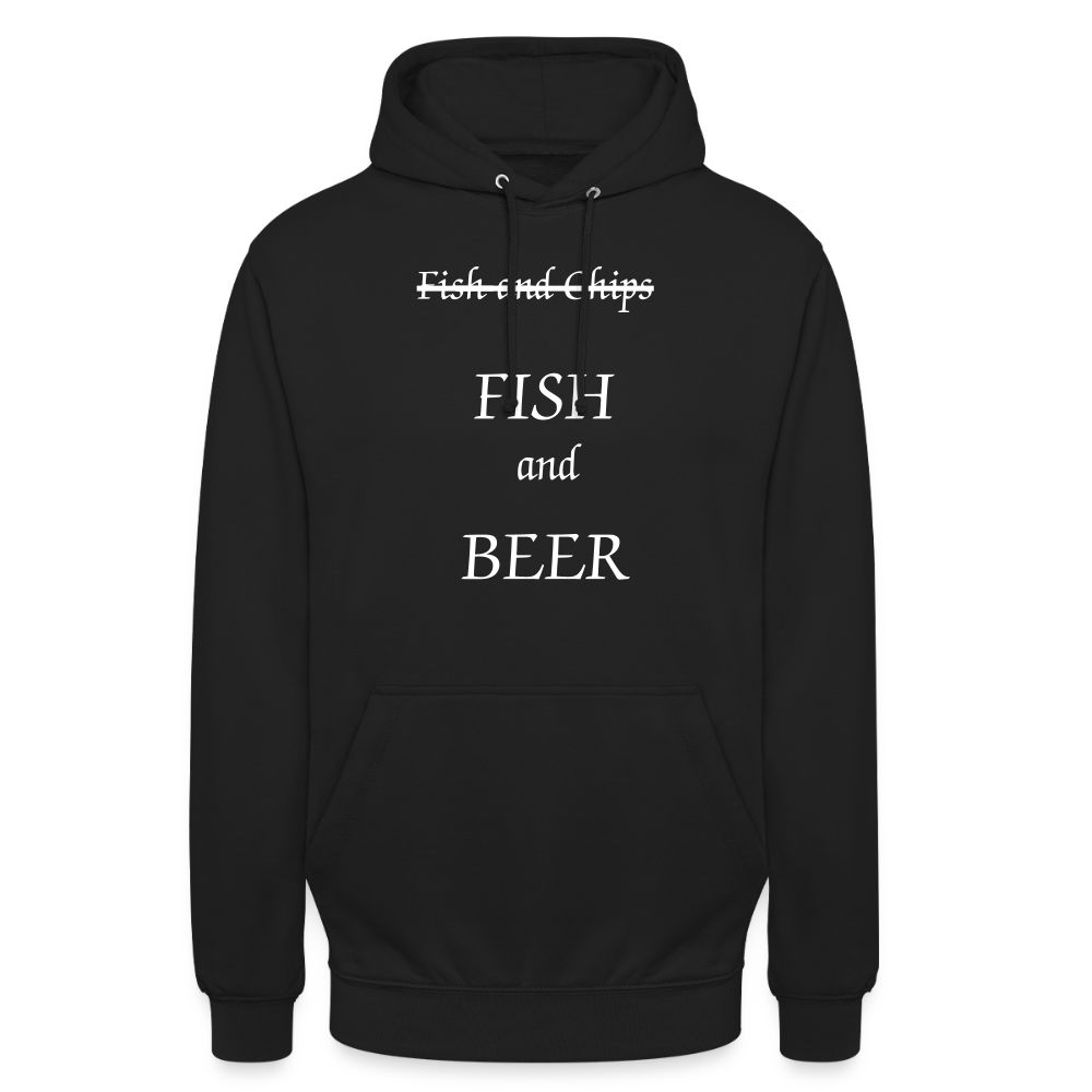 Anglerhoodie - black