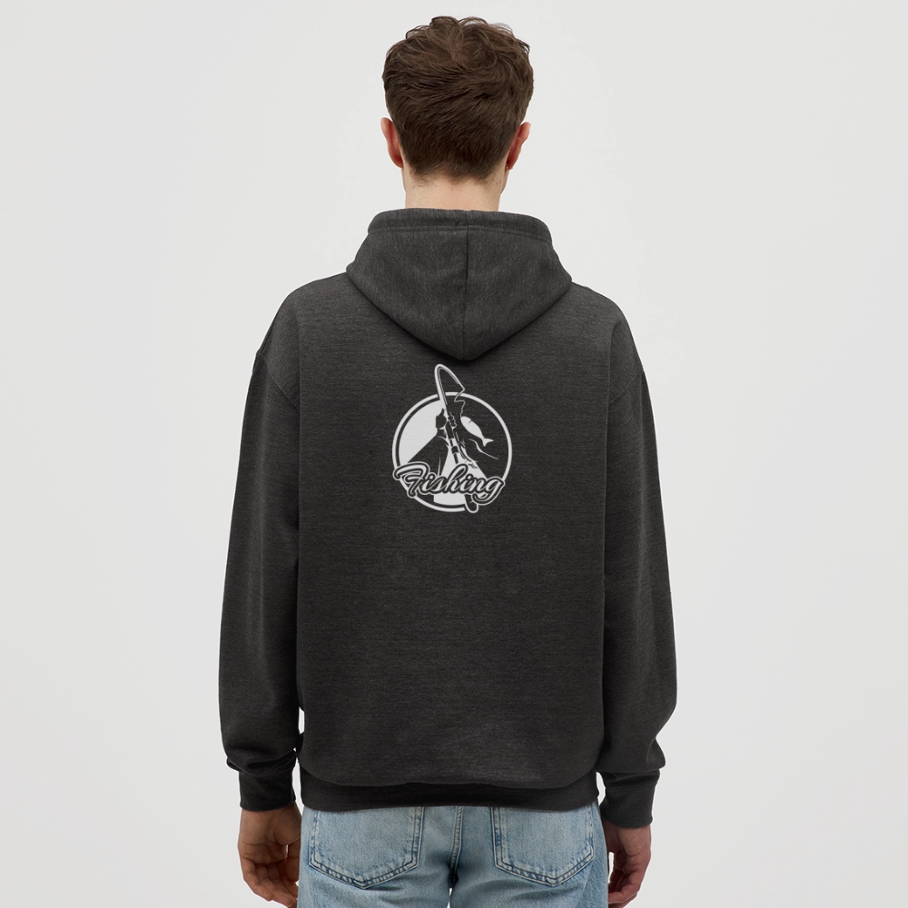 Anglerhoodie - charcoal grey