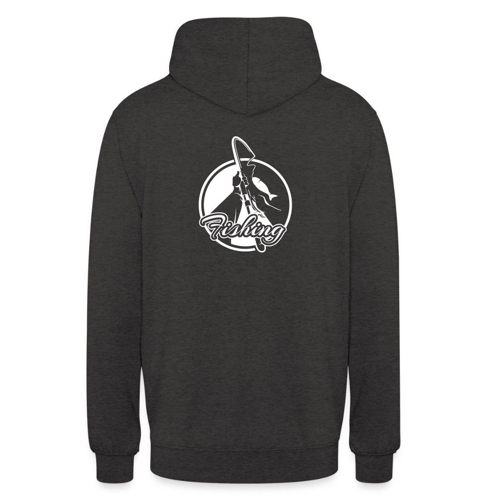 Anglerhoodie - charcoal grey